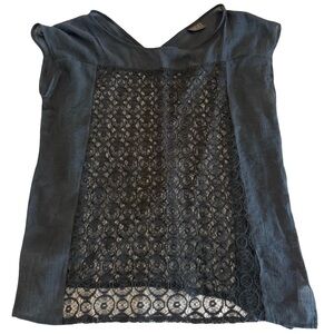 Modlusive Short sleeve Women's Lace Sheer Blouse size XL